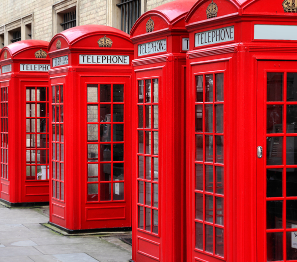 London red phone booths
