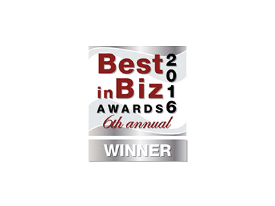 Best in Biz 2016 Silver Award for Executive of the Year