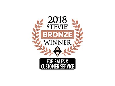 Stevie Award-Bronze Award for Customer Service Department of the Year-Other Industries 2018
